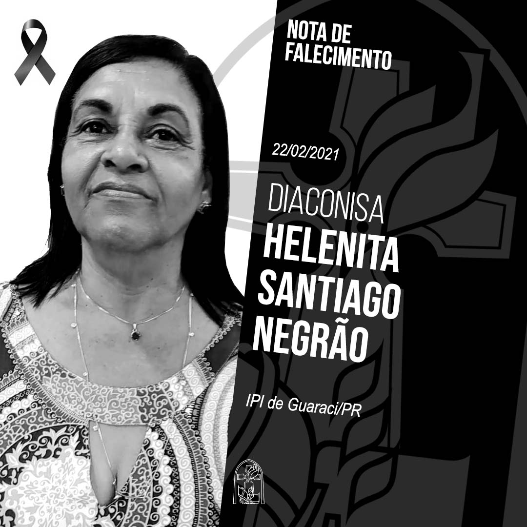 Nota de Falecimento – Diacª. Helenita Santiago Negrão