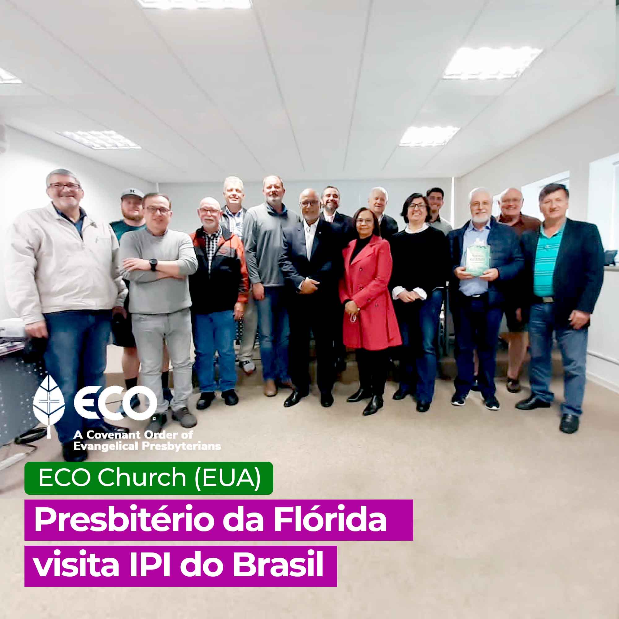 Presbitério da Flórida visita a IPI do Brasil