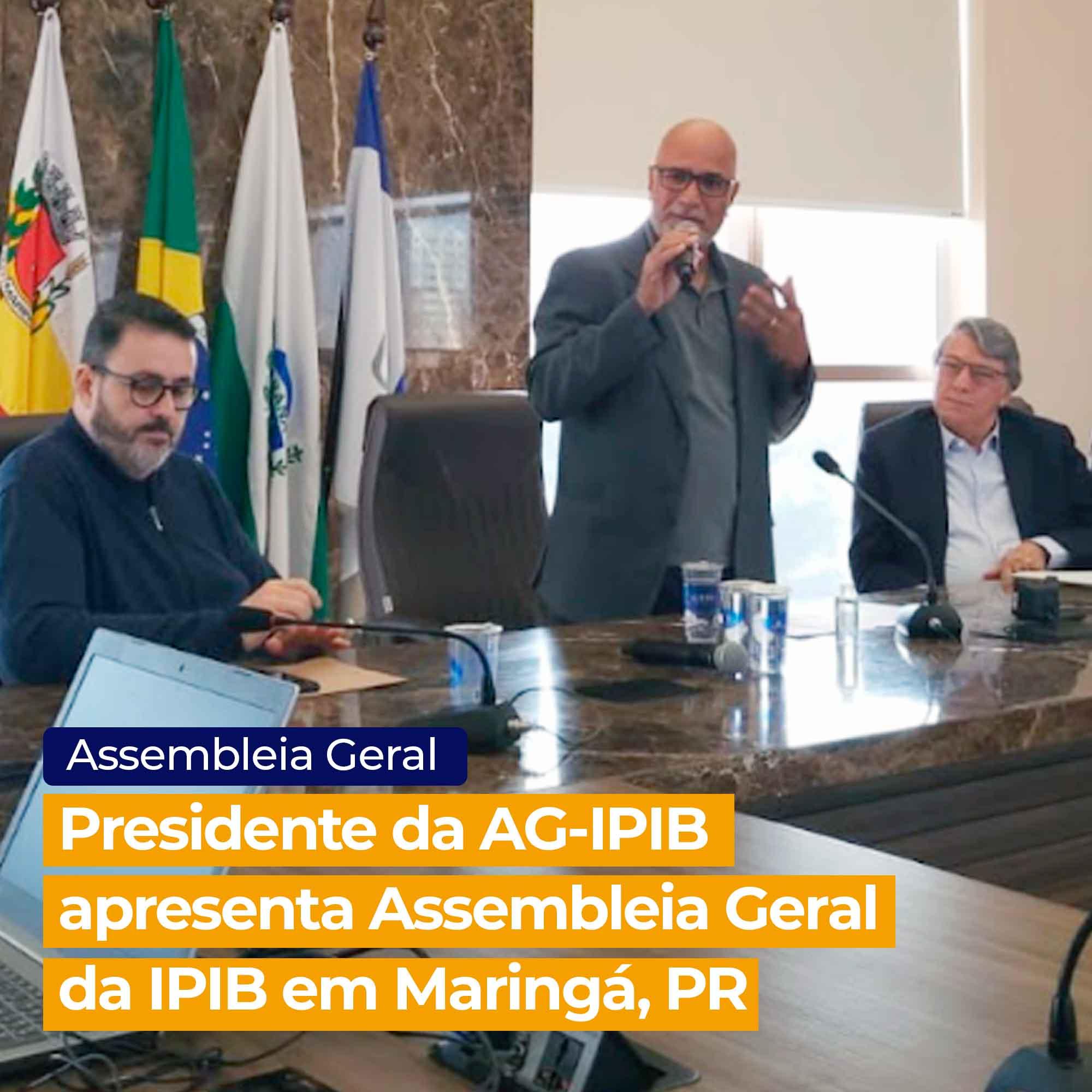 Presidente da AG-IPIB visita Maringá
